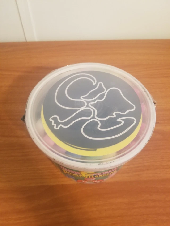 Juego de tiza sellada de colección Mighty Morphin Power Rangers cubo completo nuevo en caja Foto 2 de 4