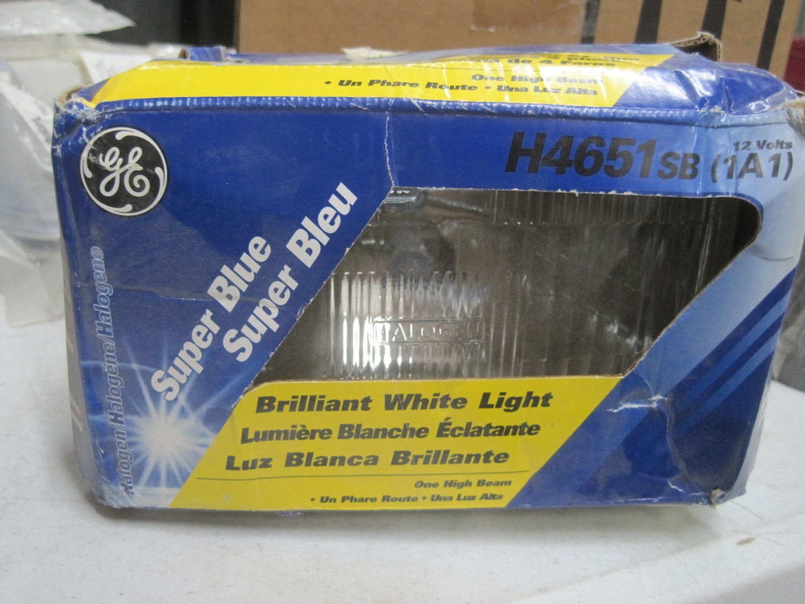 NEW GE LIGHTING Rectangular Halogen Sealed Beam Lamp, Rectangular Bulb ...