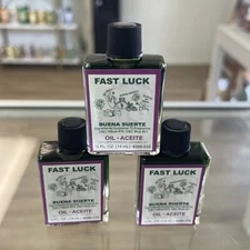 3 Aceite Buena Suerte - 3 Good Luck Spiritual Oil - .5 Oz Each