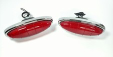 Pair Led Tail Light Assemblies For 1949-1950 Ford Car Complete Bezel Housing