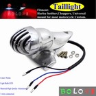 LED Taillight Rear License Plate Brake Lamp For Dyna Street Bob FXDB Chopper