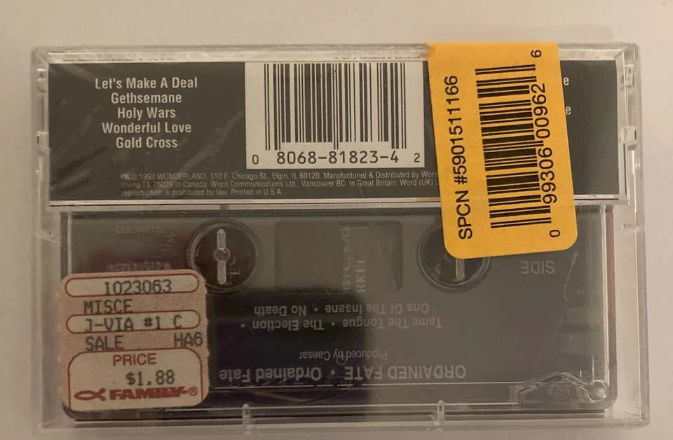 Vintage Cassette Tape Ordained Fate Self Titled Album Wonderland Communications - Image 2 of 2