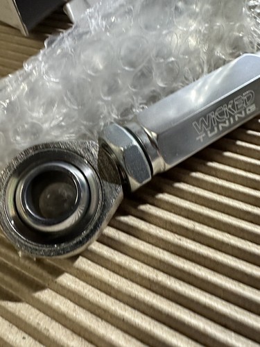 S2000 FRONT OUTER TIE ROD END SPHERICAL POLISHED HONDA 2000-2009 AP1 AP2 WICKED - Picture 9 of 14