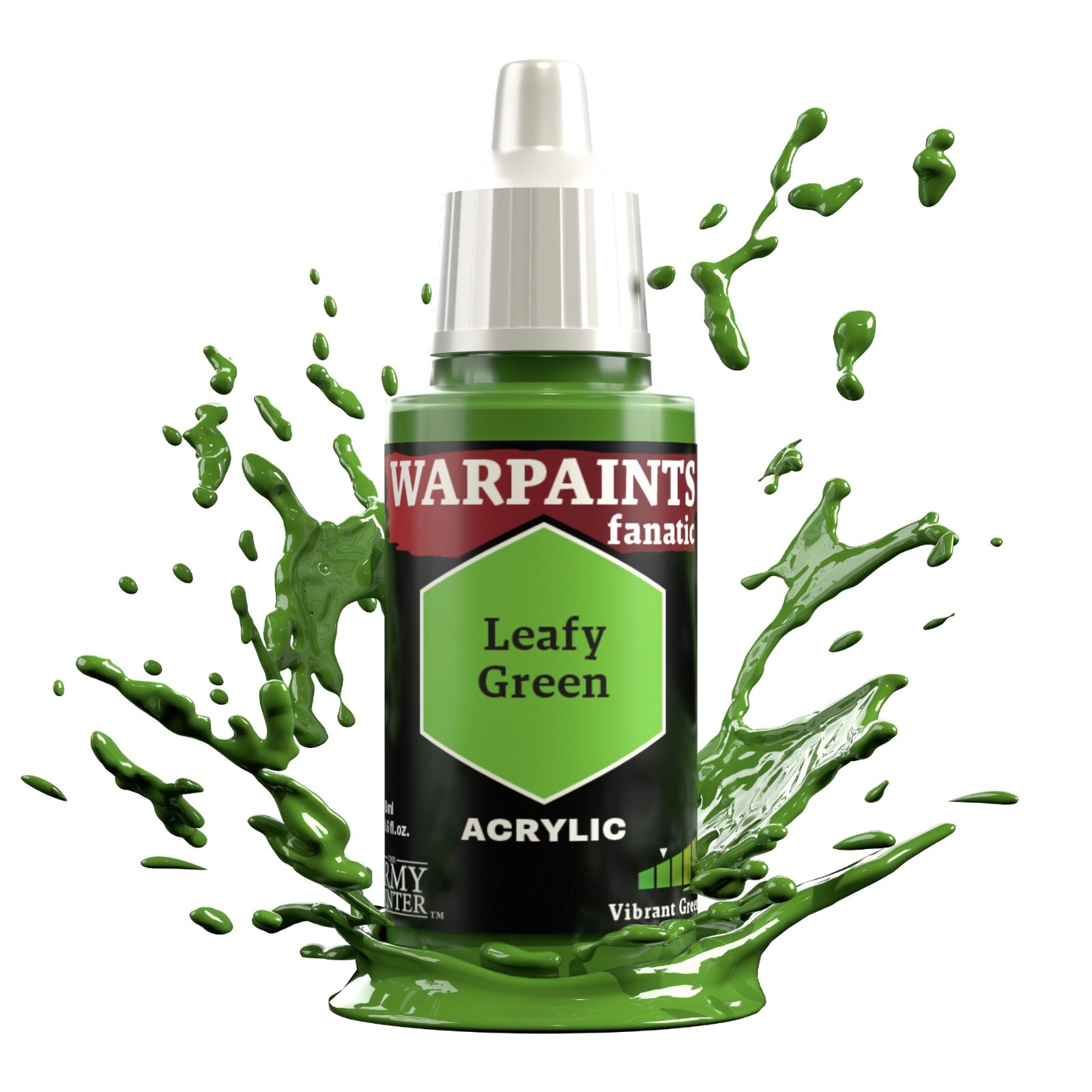 The Army Painter Green Warpaints Fanatic Leafy Single 18Ml Acrylic Paint | High-Coverage Acrylic Paint For Miniature Model Painting, Warhammer & Dnd - Image 3