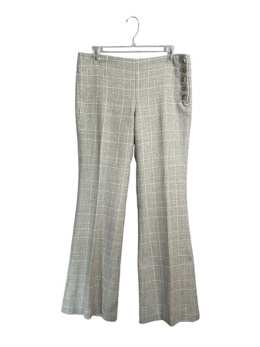 Elevenses Anthropologie Brighton Slacks Pants Womens 8 Gray Corpcore Academia