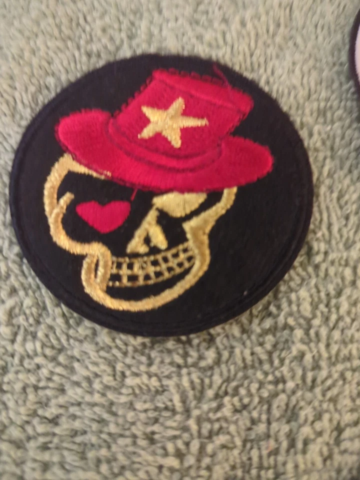 Skull Iron On Patches Lot of 7 - Image 2 of 4
