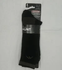 Darn Tough Hunt Boot Midweight w/Cushion Boot Socks XXL Charcoal Merino Wool