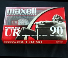 Lot Of 10 Maxell UR 90 Minute Blank Audio Cassette Tapes Normal Bias NEW SEALED