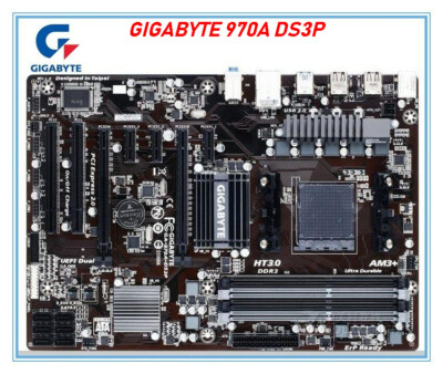 GIGABYTE 970A DS3P Motherboard Socket AM3 AM3+ DDR3 AMD 970 USB3.0 SATA 6Gb/s