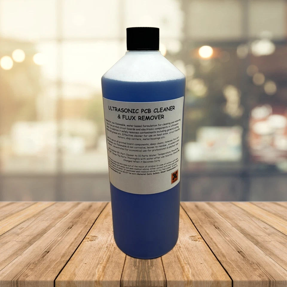 MBB CHEMICAL COMPANY 1Ltr Ultrasonic PCB Cleaning & Flux Removing Fluid Concentrated USCF