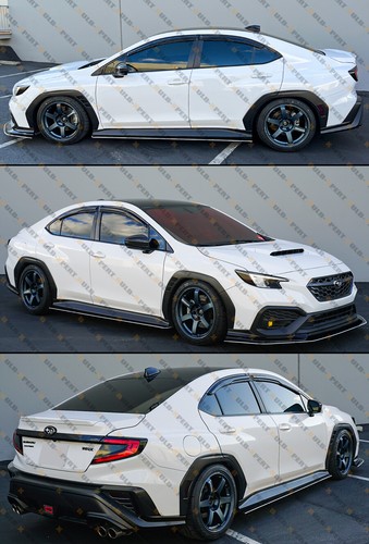 ESTILO TAZA 3D ONDULADO VENTANA VISERA PROTECTOR LLUVIA DEFLECTOR PARA 2022-2025 SUBARU WRX VB - Imagen 5 de 6