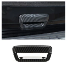 Carbon Fiber Tailgate Handle Bowl Trim Decor Cover for Jeep Grand Cherokee 2014+