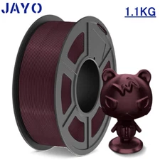 JAYO 98A TPU SILK Flexible 3D Printer Filament 1.75mm 1.1KG Burgundy Texture
