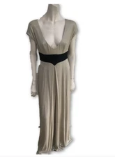 Jasmine Di Milo universe couture runway dress gown vintage y2k gold 6- $2750- M