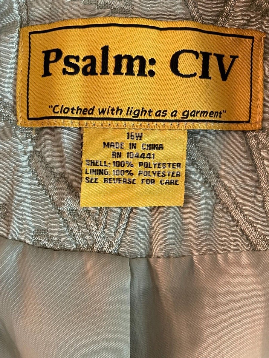 Womans Psalm: CIV 2 PC SAGE GREEN CAMI WITH MATCHING JACKET SIZE