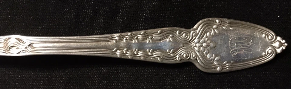 Cubiertos de plata de ley - Cuchara sopera Gumbo maíz escoba Tiffany mono *Juego más raro Foto 2 de 3