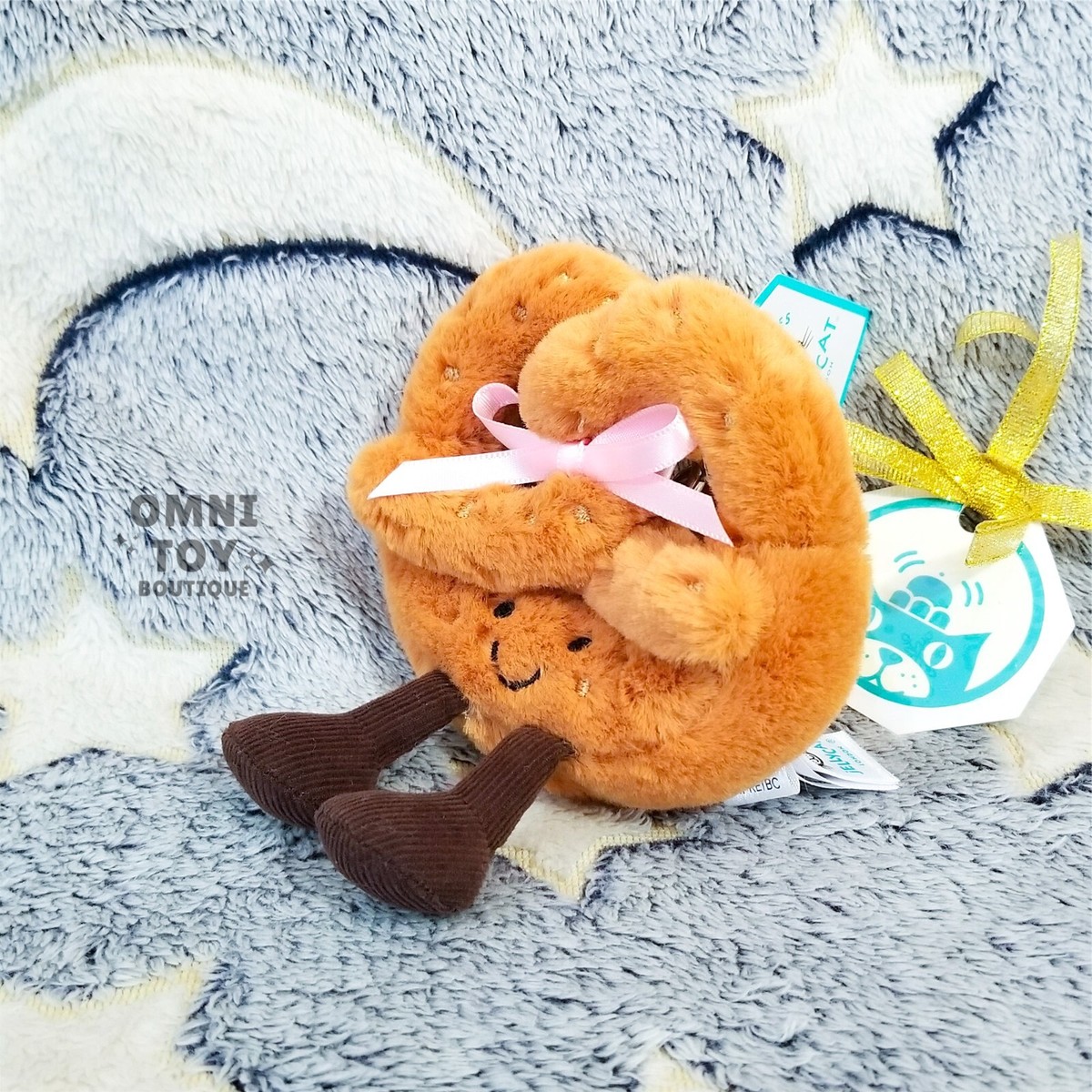 ぬいぐるみ  pretzel bag charm Jellycat Amuseable Pretzel Bag Charm-Christmas gifts | eBay