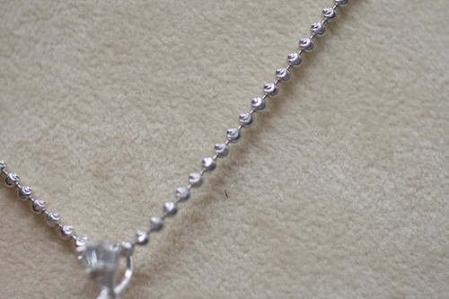 Sterling Silver Pink Cultured Pearl Set Pendant Necklace Signed OP 925 R10 - Picture 5 of 8