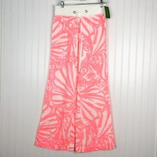Lilly Pulitzer The Beach Pant Pink Sun Ray Shimmy Shimmy 53413 Sz: S NWT