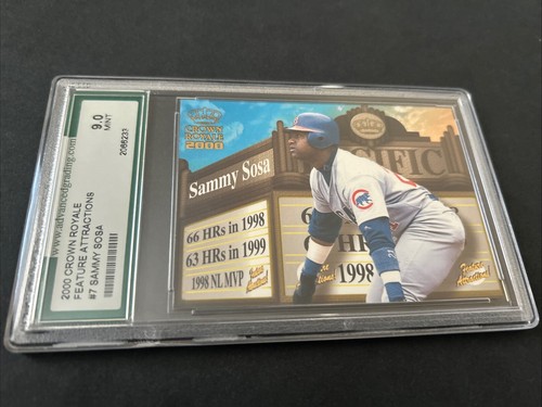 2000 Sammy Sosa Crown Royale Feature Attractions #7 Chicago Cubs Mint 9