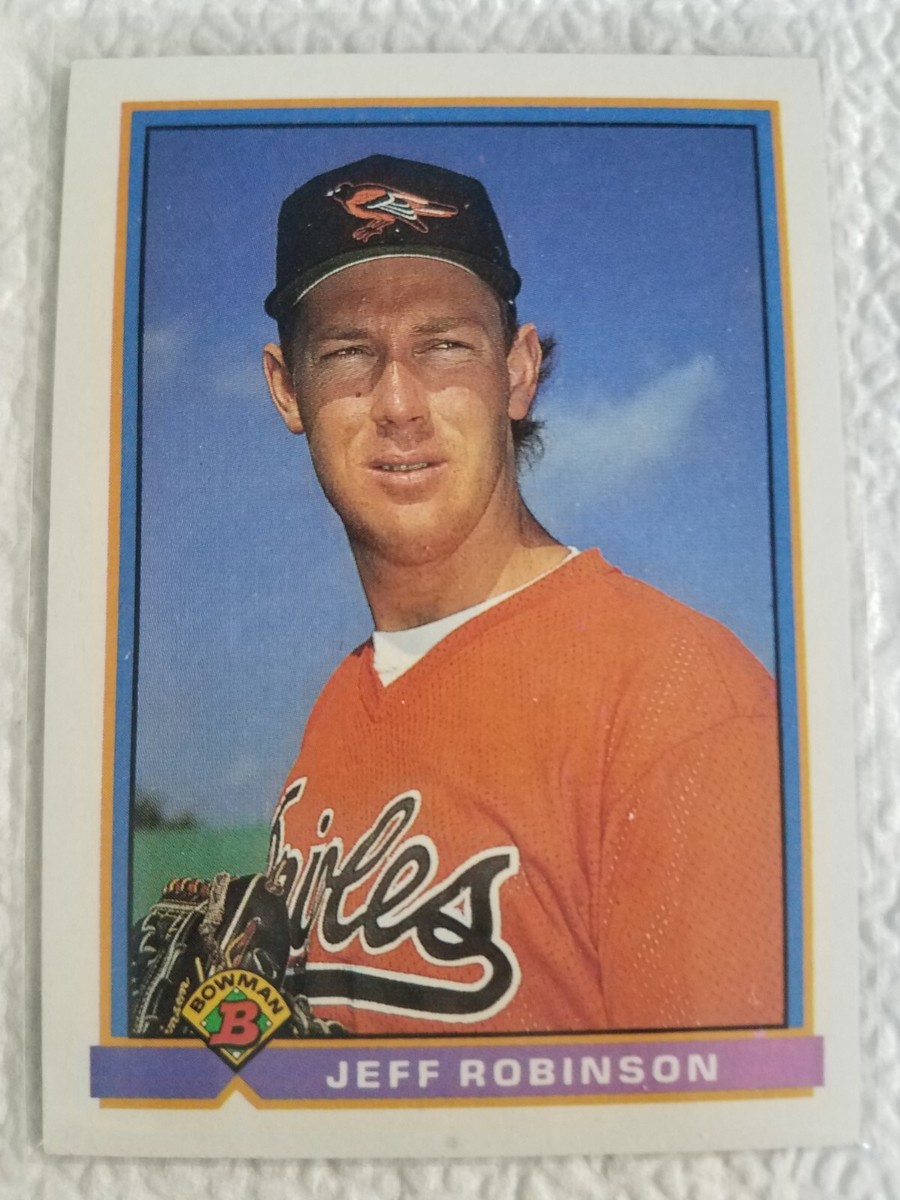 JEFF ROBINSON BALTIMORE ORIOLES 1991 BOWMAN BASEBALL, CARD #90 | eBay