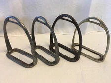 4 WW1 U.S. Army Cavalry Stirrups Pr “R Cooper & Sons” 1915 “A Bros “ 1904 Forged