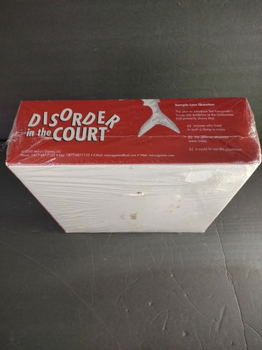 Juego de mesa Disorder In The Court 2000 de colección, por Mary's Games LLC - Raro juego de abogado - Imagen 6 de 8