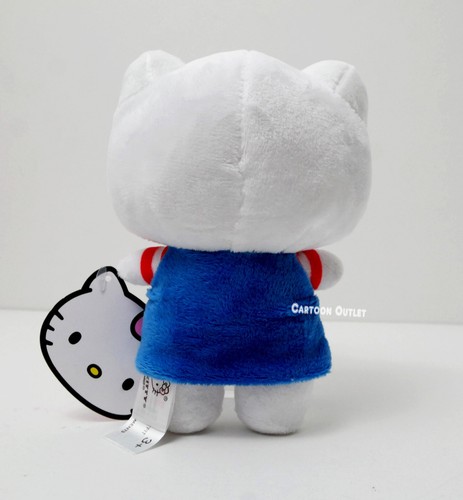 Sanrio Hello Kitty Plush Doll Stuffed Toy Girls Plushies 6" New Clasic Blue - Picture 6 of 9
