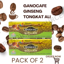 2x Gano Excel Gano Cafe Ginseng  Ganoderma Coffee Longifolia