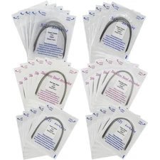 arcos de ortodoncia NiTi Orthodontic Arch Wire Stainless Steel Round Rectangular