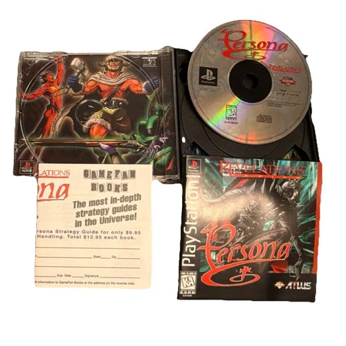 ATLUS Revelations: Persona Sony PlayStation 1 Role Playing NTSC-U/C 1996 Manual