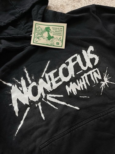 NOFS Hoodie Deadstock Sz S Black Rare - Picture 4 of 8