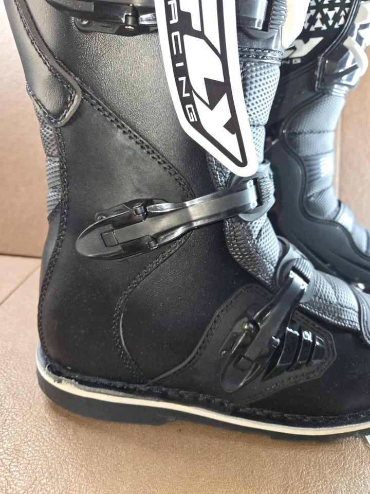 fly racing maverik boots black and gray size 13 NEW WITH TAG - Image 3 of 4