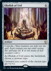 Obelisk of Urd 115 Rare Commander: Zendikar Rising Magic: The Gathering