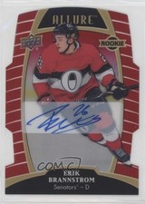2019 Upper Deck Allure Rookies Red Rainbow /349 Tier 1 Erik Brannstrom Auto y0p
