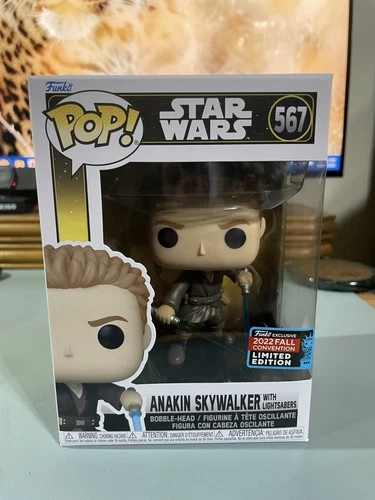 Funko Pop! Vinyl Star Wars Anakin Skywalker With Lightsabers #567 NYCC Exclusive