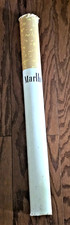 Vintage Large 25" Marlboro Cigarette Tube w/ 4 Posters inside