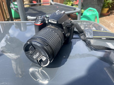 Nikon D5500 DSLR Camera w/ 18-135mm Zoom Lens & Satchel Bag, Charger, Battery