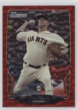 2013 Bowman Red Ice /25 Matt Cain #56 0b0