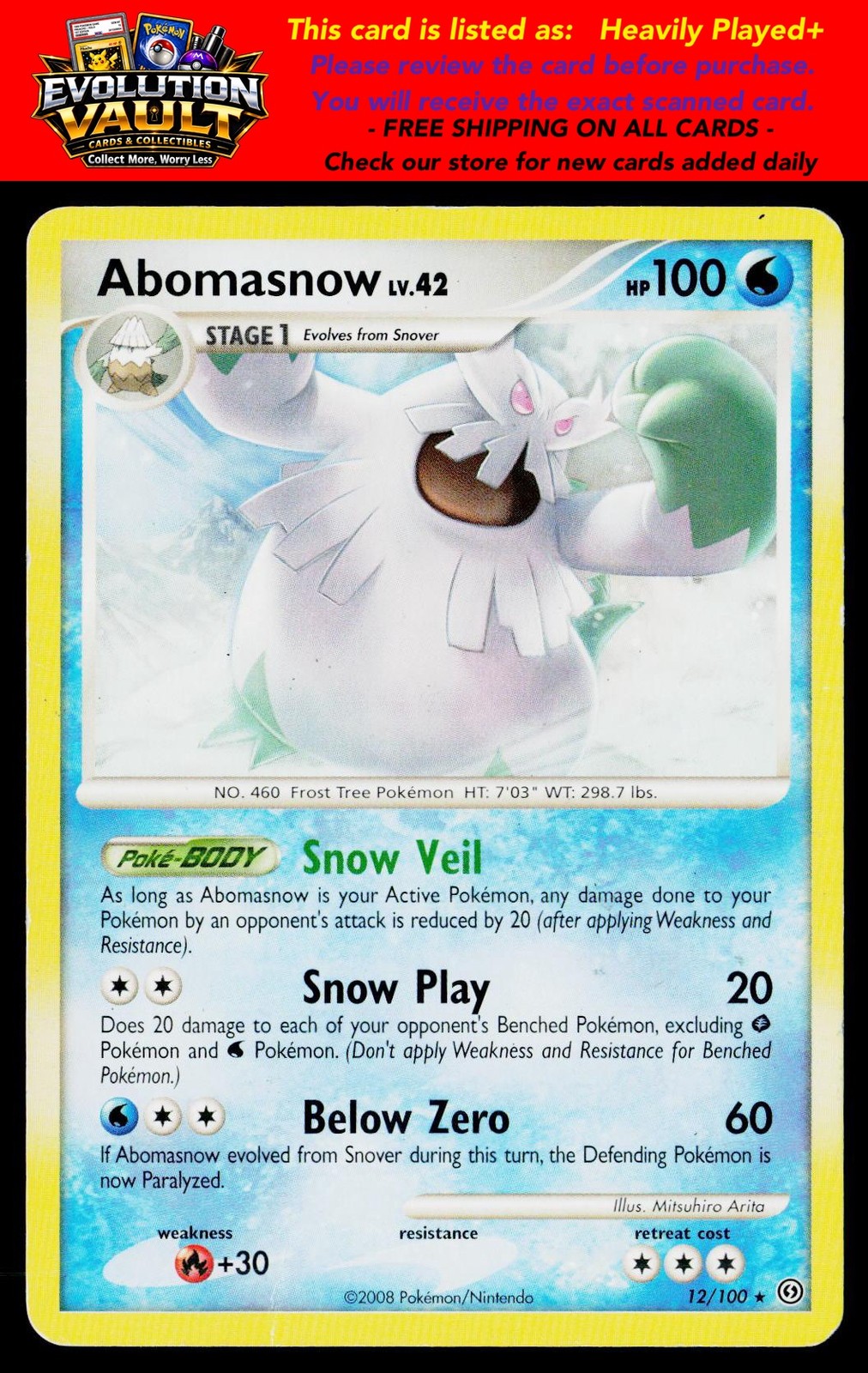 Stormfront #12/100 Abomasnow