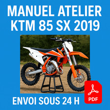 Manuel Atelier KTM 85 SX 2019 Revue Technique Moto Français RMT CD PDF