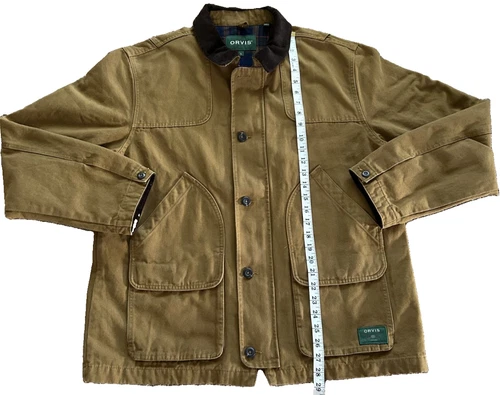 Orvis Men's Brown 1856 Field Coat Barn Chore Ranch Workwear Jacket Size Large  image 7