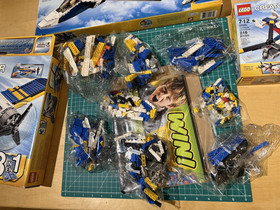 Lot of 3 New LEGO Creator Blue Power Jet 31039 Aviation Adventures  31011 2015
