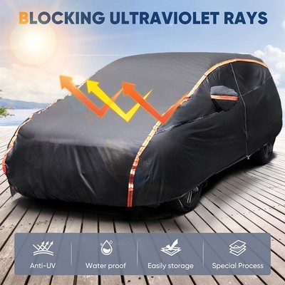 M L-XXL XXXL Autoabdeckung Vollgarage Ganzgarage Abdeckplane UV SUV Schutzhülle