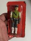 Vintage Hasbro 1980's 3.75" Gi Joe Red Back Nos In Bubble Cross Country Figure