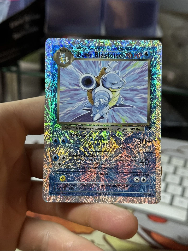 Dark Blastoise 4/110 Legendary Collection 2002 Reverse Holo Pokémon Card TCG - Image 3 of 4