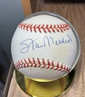 Stan Musial Autographed Baseball – Cardinals Hall of Famer Slight Toning NO COA