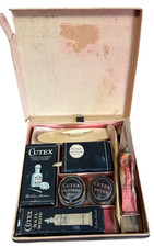 Rare Vintage 1920's Cutex Compact Manicure Set, Nail Polish Kit, Travel Nail Kit