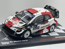 1/43 TOYOTA YARIS WRC RALLY MONTE CARLO 2021 SEBASTIAN OGIER