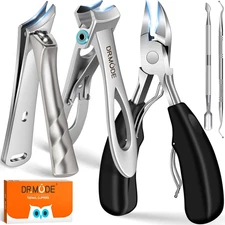 Toenail Clippers for Seniors Thick Toenails, Heavy Duty Large Toe Nail Clippers